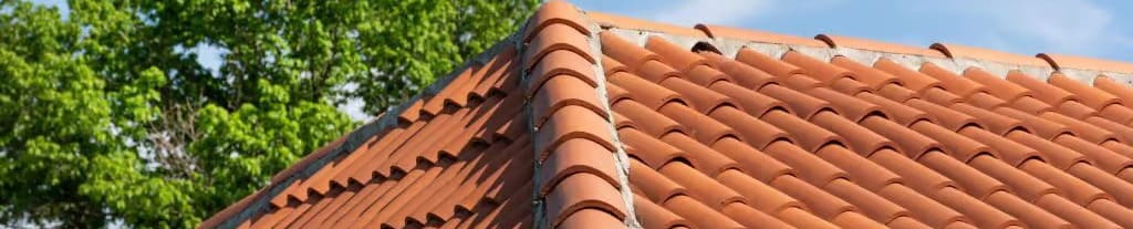 Tegeltak som genomgått en effektiv takvård