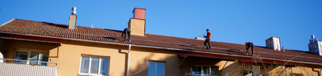 Taktvätt i Norrtälje gjort av experter